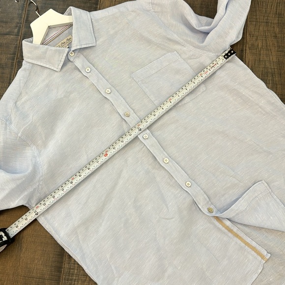 POLO ASSN REGULAR FIT SOLID 100% LINEN CASUAL POLO SHIRT SIZE XL - Picture 11 of 11